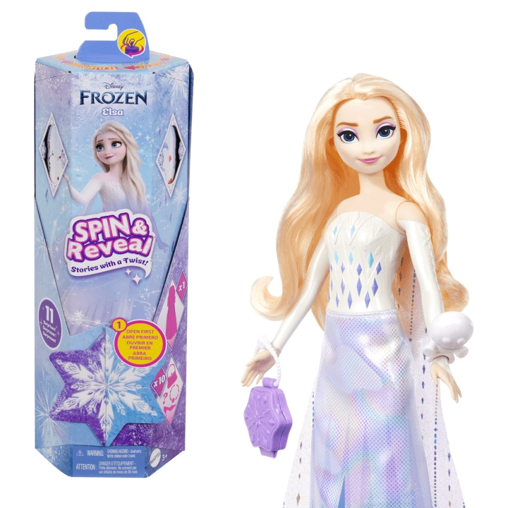 Disney Frozen - Spin & Reveal - Elsa (HTG25) i gruppen LEGETØJ, BØRN & BABY / Legetøj / Docks og tilbehør hos TP E-commerce Nordic AB (D14104)