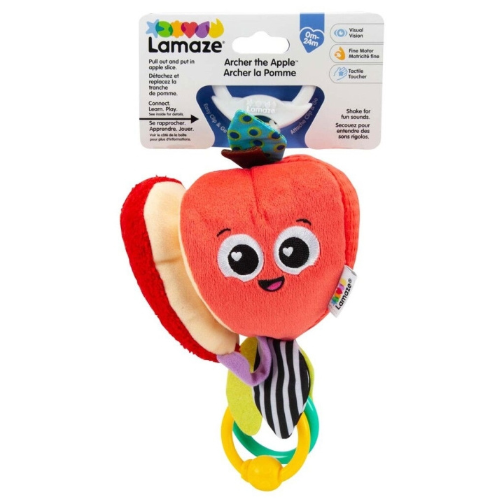 Lamaze Archer The Apple Clip & Go - (941-273831) i gruppen LEGETØJ, BØRN & BABY / Babyleg (0-3 år) / Aktivitetslegetøj hos TP E-commerce Nordic AB (D14242)