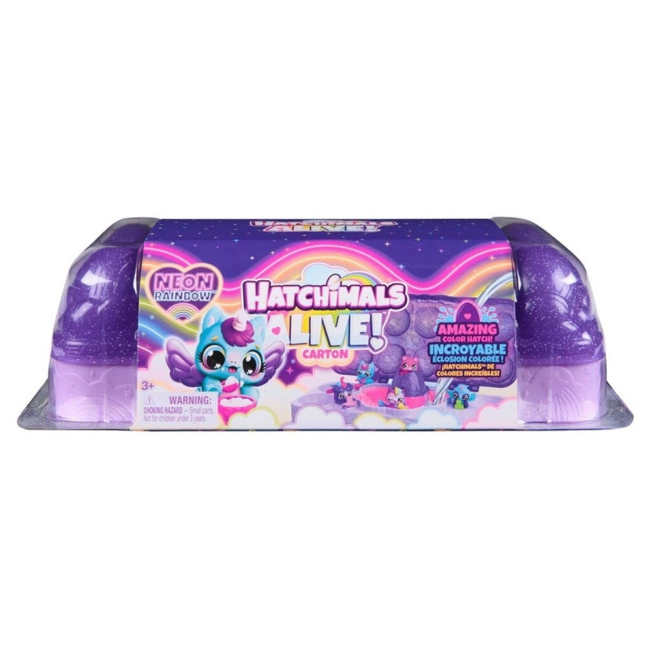 Hatchimals Hatchimals Alive Neon Rainbow karton - (6072615) i gruppen LEGETØJ, BØRN & BABY / Legetøj / Legesæt hos TP E-commerce Nordic AB (D14290)