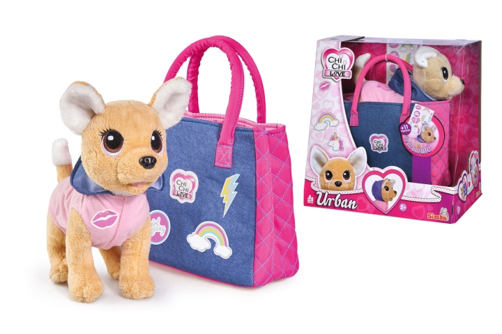 Chi Chi Love Urban Chihuahua m/taske 20 cm (I-105893244) i gruppen LEGETØJ, BØRN & BABY / Legetøj / Lille hjem & rollespil hos TP E-commerce Nordic AB (D14342)