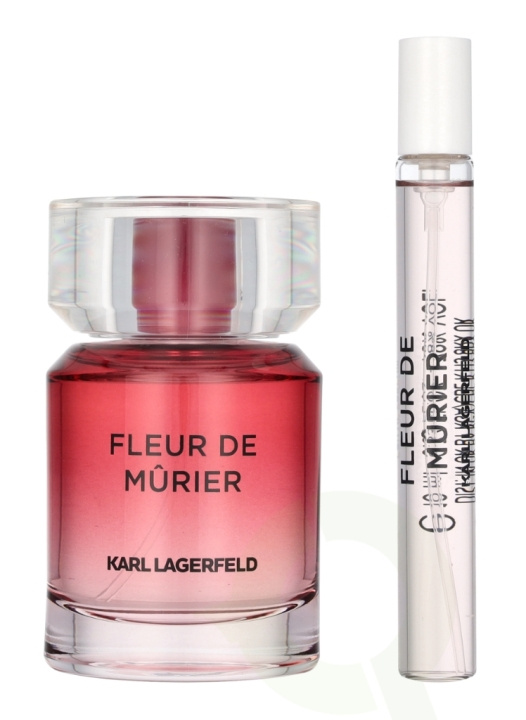 Karl Lagerfeld Fleur De Mûrier Giftset 60 ml Edt 50 ml / Edt 10 ml i gruppen SKØNHED & HELSE / Gaveæske / Gaveæske til hende hos TP E-commerce Nordic AB (D14487)