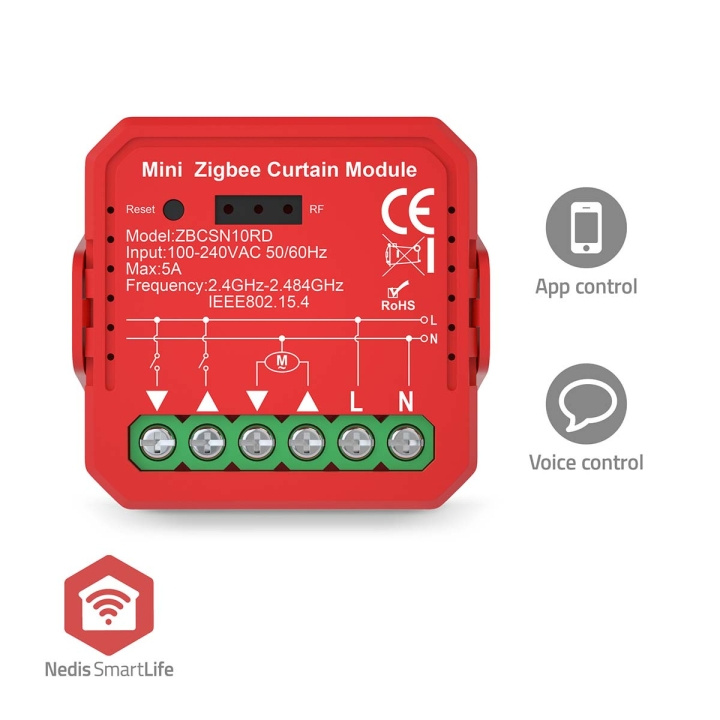 Nedis SmartLife Afbryder | Zigbee 3.0 | 1000 W | Terminalforbindelse | App tilgængelig til: Android™ / IOS i gruppen HJEM, HUS & HAVE / Smart hjem / Smart home systemer hos TP E-commerce Nordic AB (D14665)