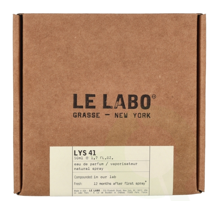 Le Labo Inc Le Labo Lys 41 Edp Spray 50 ml i gruppen SKØNHED & HELSE / Duft & Parfume / Parfume / Parfume til hende hos TP E-commerce Nordic AB (D14754)