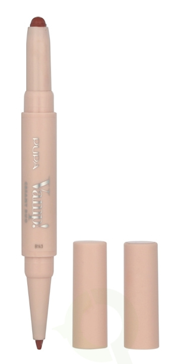 Pupa Milano Pupa Vamp! Creamy Duo Lip Pencil 1 g #006 Deep Rose / Lipstick 0,8g / Pencil 0,2g i gruppen SKØNHED & HELSE / Makeup / Læber / Lip liner hos TP E-commerce Nordic AB (D14795)