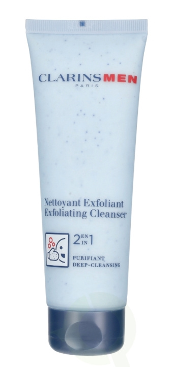Clarins Men Exfoliant Cleanser 125 ml i gruppen SKØNHED & HELSE / Hudpleje / Ansigt / Dagcreme hos TP E-commerce Nordic AB (D14796)