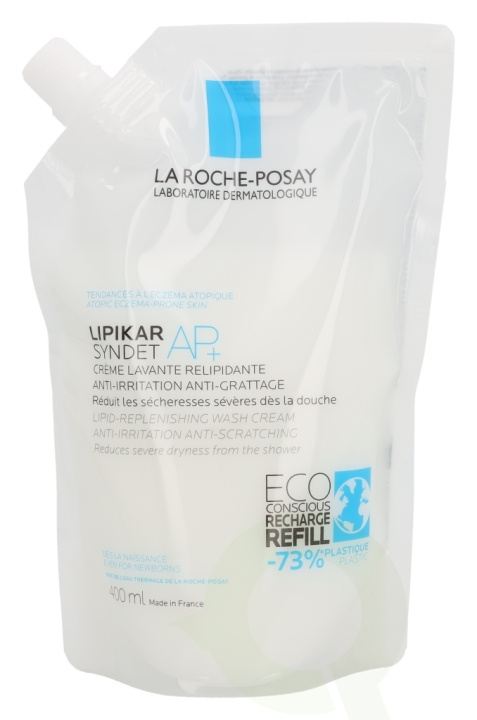 La Roche LRP Lipikar Syndet AP+ Lipid-Repl. Wash Cream - Refill 400 ml i gruppen SKØNHED & HELSE / Hudpleje / Kropspleje / Bad & brusecreme hos TP E-commerce Nordic AB (D14825)