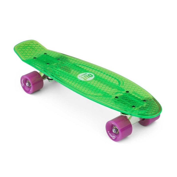 Outsiders Gennemsigtigt retro-skateboard, grøn i gruppen LEGETØJ, BØRN & BABY / Udeleg & Sport / Sport og spil hos TP E-commerce Nordic AB (D14874)