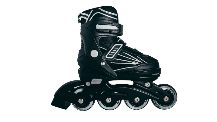 Outsiders Justerbare inline-rulleskøjter til børn - sort/grå (størrelse: 31-34) i gruppen LEGETØJ, BØRN & BABY / Udeleg & Sport / Sport og spil hos TP E-commerce Nordic AB (D14930)