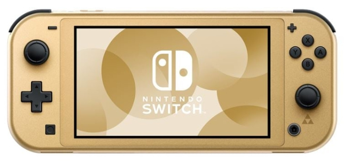 Nintendo Switch Lite Hyrule-udgave i gruppen HJEMMEELEKTRONIK / Spilkonsoller og tilbehør / Nintendo Switch Lite hos TP E-commerce Nordic AB (D14957)