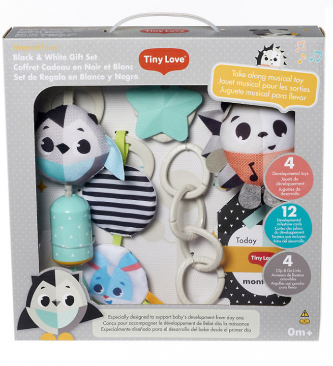 Tiny Love Gavesæt Magical Tales Black & White - (3333170094) i gruppen LEGETØJ, BØRN & BABY / Babyleg (0-3 år) / Aktivitetslegetøj hos TP E-commerce Nordic AB (D14968)