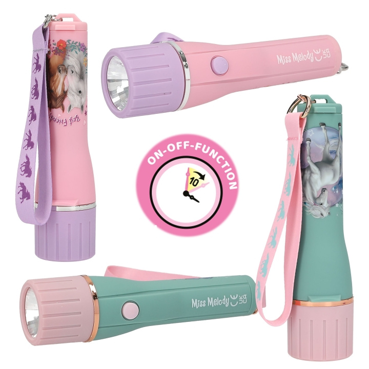 Miss Melody Lommelygte med timer i gruppen SPORT, FRITID & HOBBY / Lommelygter og Pandelygter / Lommelygter hos TP E-commerce Nordic AB (D14998)