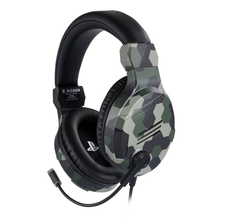 NACON PS4 Gaming Headset V3 - Grøn - Headset - Sony i gruppen HJEMMEELEKTRONIK / Spilkonsoller og tilbehør / Sony PlayStation 4 hos TP E-commerce Nordic AB (D15017)