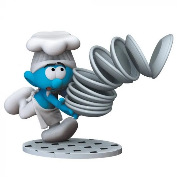Plastoy Smølferne Statue Kokken i gruppen SPORT, FRITID & HOBBY / Sjove gadgets / Samlergenstande hos TP E-commerce Nordic AB (D15038)