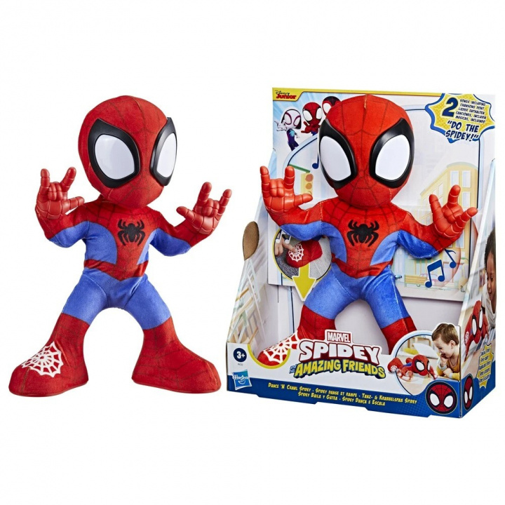 Spidey and His Amazing Friends Spidey og hans fantastiske venner - Dance N Crawl Spidey (F6722) i gruppen LEGETØJ, BØRN & BABY / Legetøj / Figurer, miniaturer og tilbehør hos TP E-commerce Nordic AB (D15044)
