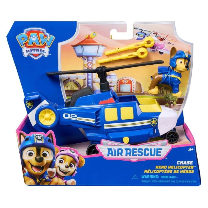 Paw Patrol Køretøj med luftredningstema - Chase - (6071173) i gruppen LEGETØJ, BØRN & BABY / Legetøj / Legesæt hos TP E-commerce Nordic AB (D15103)
