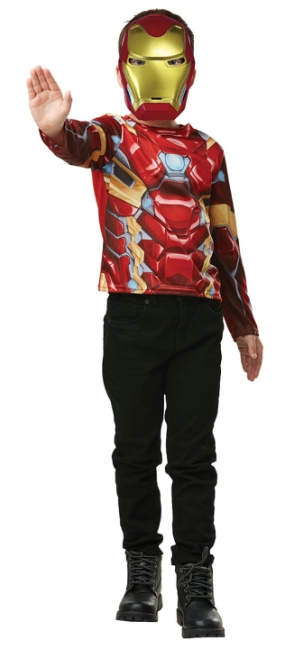Rubies Iron Man top og maske (300113FR) i gruppen LEGETØJ, BØRN & BABY / Legetøj / Udklædning hos TP E-commerce Nordic AB (D15108)