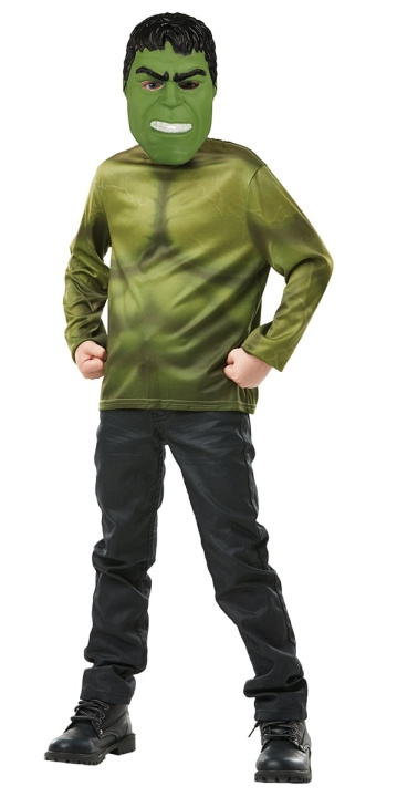 Rubies Hulk top og maske (300112FR) i gruppen LEGETØJ, BØRN & BABY / Legetøj / Udklædning hos TP E-commerce Nordic AB (D15109)