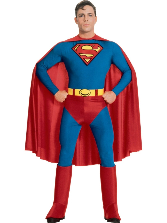 Rubies Kostume til voksne - Superman (888001L000) i gruppen LEGETØJ, BØRN & BABY / Legetøj / Udklædning hos TP E-commerce Nordic AB (D15113)