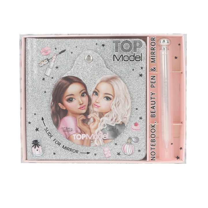 TOPModel Beauty Notebook med kuglepen - Sølv i gruppen LEGETØJ, BØRN & BABY / Legetøj / Hobbyartikler hos TP E-commerce Nordic AB (D15116)