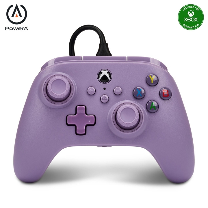 PowerA Nano Enhanced Wired Controller - Xbox Series X/S - Lilac i gruppen HJEMMEELEKTRONIK / Spilkonsoller og tilbehør / Xbox Series X hos TP E-commerce Nordic AB (D15117)