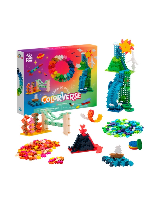 Plus Plus Lær at bygge Colorverse Supersæt - (3972) i gruppen LEGETØJ, BØRN & BABY / Legetøj / Legesæt hos TP E-commerce Nordic AB (D15144)