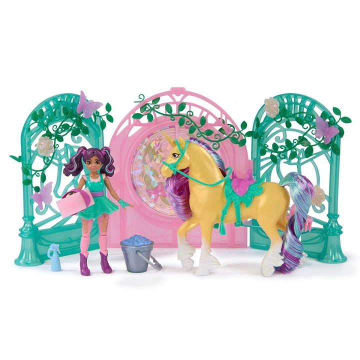 Unicorn Academy Ava & Leaf Stall legesæt - (6072051) i gruppen LEGETØJ, BØRN & BABY / Legetøj / Legesæt hos TP E-commerce Nordic AB (D15153)