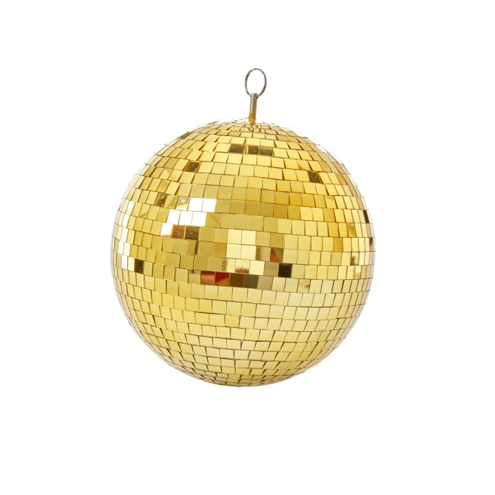 RICE Diskokugle i guld - 25 cm i gruppen SPORT, FRITID & HOBBY / Sjove gadgets / Sjove gadgets hos TP E-commerce Nordic AB (D15190)
