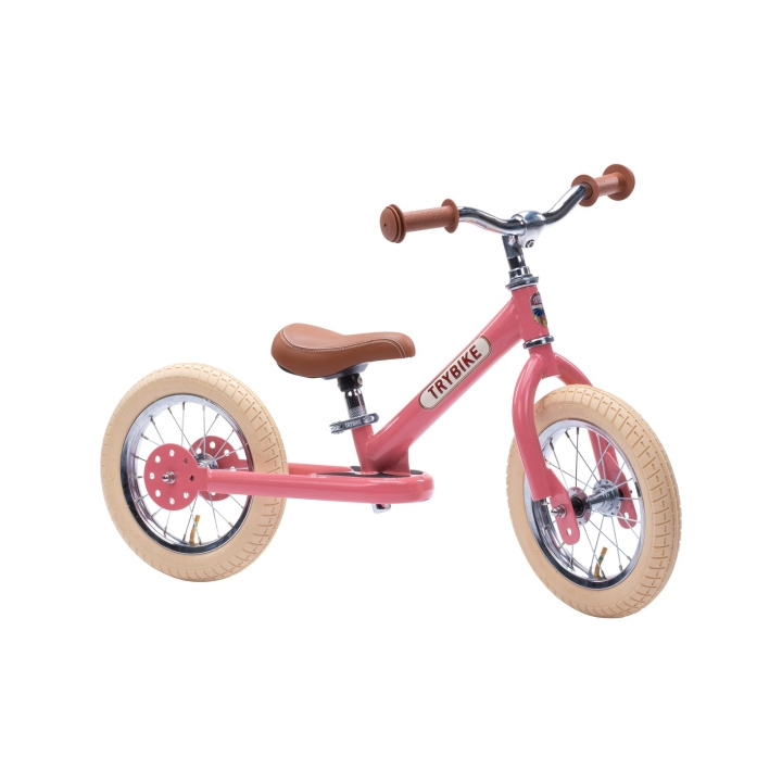 Trybike 2 hjul stål - Vintage Rose (30TBS-2-PNK-VIN) i gruppen LEGETØJ, BØRN & BABY / Udeleg & Sport / Cykler og scootere hos TP E-commerce Nordic AB (D15237)