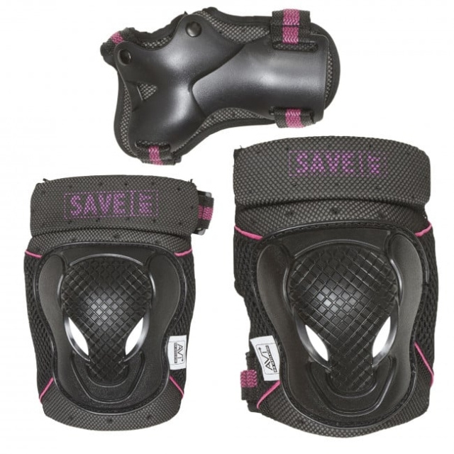Save my Bones Sikkerhedssæt - Pink S (401000-s) i gruppen SPORT, FRITID & HOBBY / Sportsudstyr / Cykel tilbehør / Øvrigt cykel tilbehør hos TP E-commerce Nordic AB (D15249)