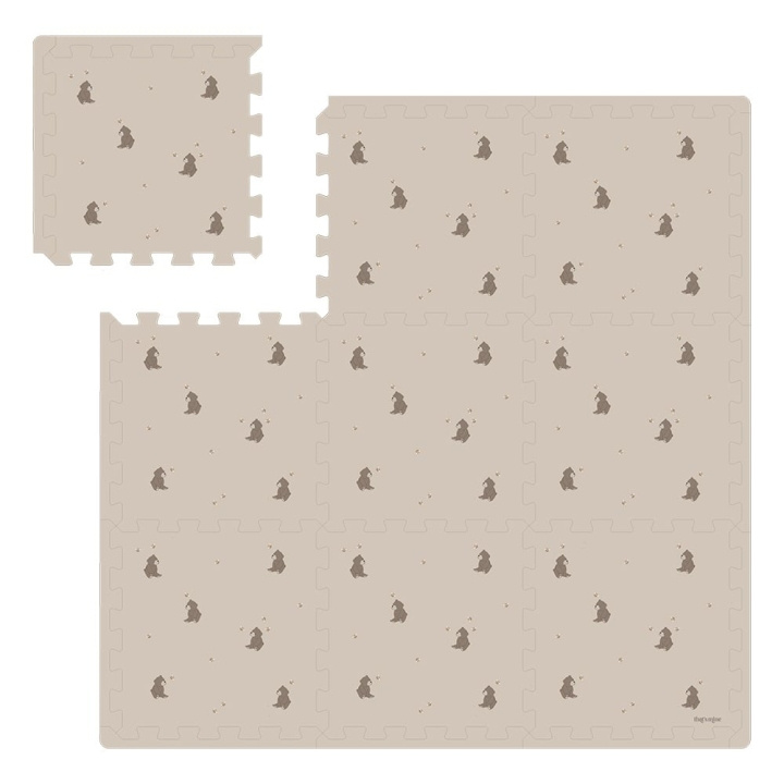 That\'s Mine Alva Foam Play Mat Bees & Bears i gruppen LEGETØJ, BØRN & BABY / Pleje, sundhed og hygiejne / Bad hos TP E-commerce Nordic AB (D15270)