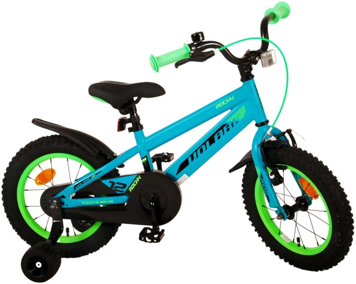 Volare Børnecykel 14 - Rocky Green (21327) i gruppen LEGETØJ, BØRN & BABY / Udeleg & Sport / Cykler og scootere hos TP E-commerce Nordic AB (D15274)