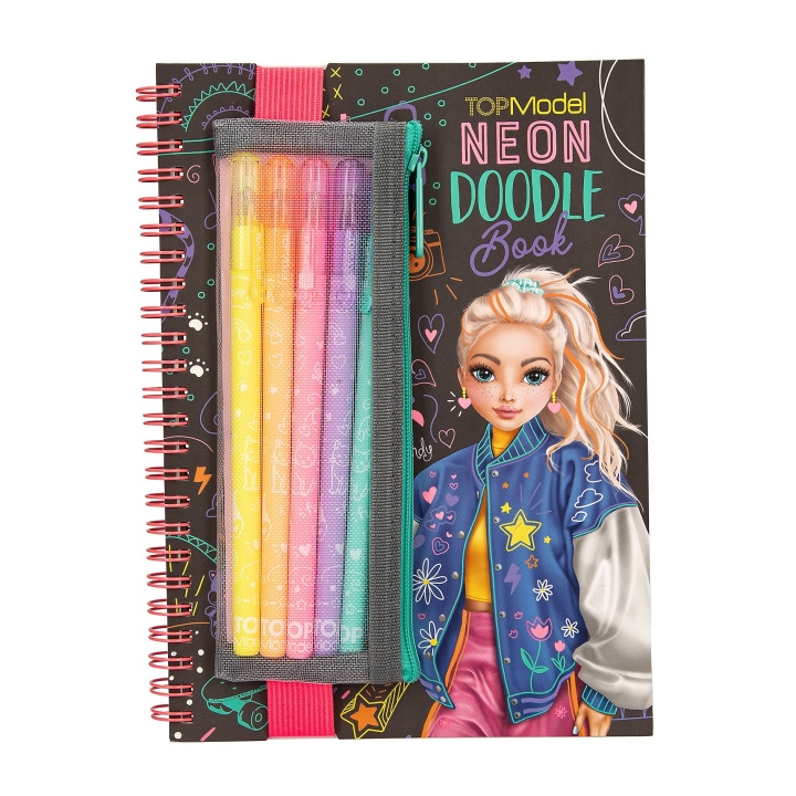 TOPModel TOPModel Neon Doodle-bog med neon-penne-sæt - (413217) i gruppen LEGETØJ, BØRN & BABY / Legetøj / Hobbyartikler hos TP E-commerce Nordic AB (D15284)