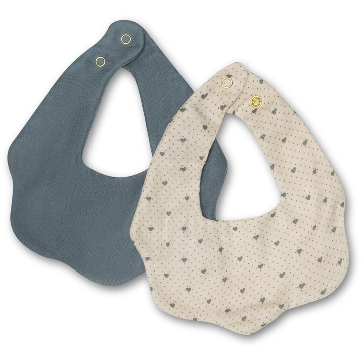 That\'s Mine Roy Bibs 2-pak - Masser af kærlighed på himlen - Onesize i gruppen LEGETØJ, BØRN & BABY / Mad & Drikke / Hagesmække hos TP E-commerce Nordic AB (D15311)