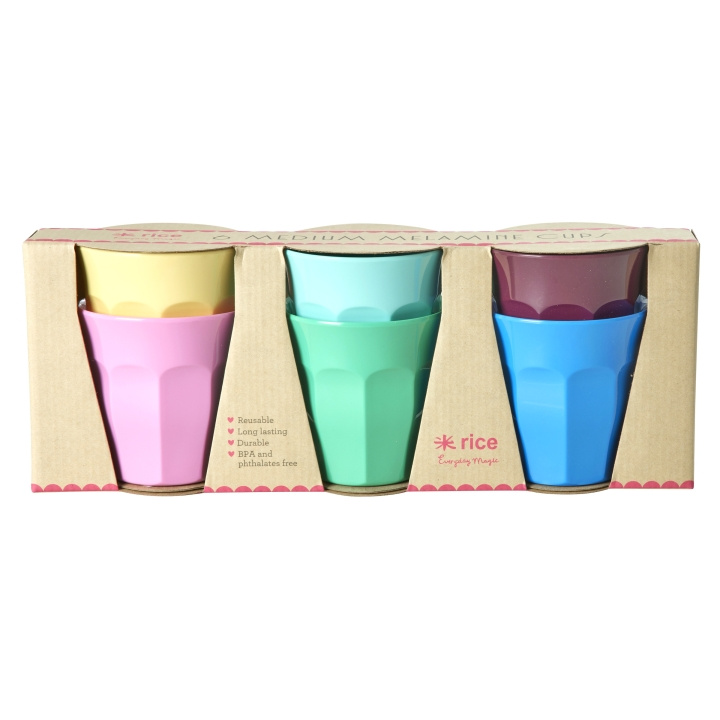 RICE Melaminkopper - Vis dine farver - Medium i gruppen SPORT, FRITID & HOBBY / Sjove gadgets / Krus hos TP E-commerce Nordic AB (D15340)