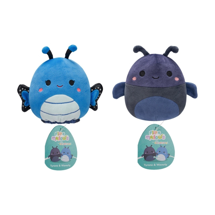 Squishmallows 13 cm Plys P22 Flip A Mallows - Tyrone og Waverly i gruppen LEGETØJ, BØRN & BABY / Babyleg (0-3 år) / Tøjdyr hos TP E-commerce Nordic AB (D15356)
