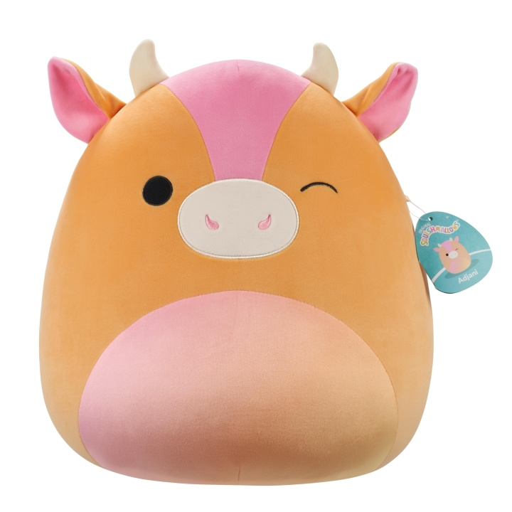 Squishmallows 40 cm plys P22 - Adjani ko i gruppen LEGETØJ, BØRN & BABY / Babyleg (0-3 år) / Tøjdyr hos TP E-commerce Nordic AB (D15370)
