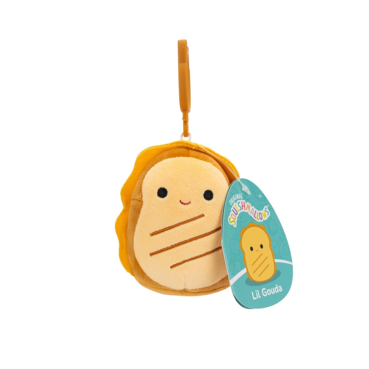 Squishmallows 9 cm P22 Clip On - Lil Gouda Grilled Cheese i gruppen LEGETØJ, BØRN & BABY / Babyleg (0-3 år) / Tøjdyr hos TP E-commerce Nordic AB (D15375)