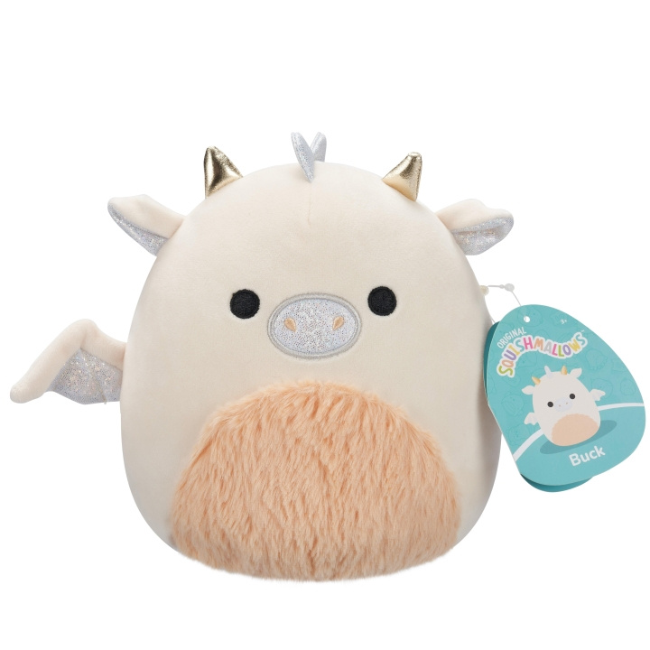 Squishmallows 19 cm Plys P22 - Buck Dragon i gruppen LEGETØJ, BØRN & BABY / Babyleg (0-3 år) / Tøjdyr hos TP E-commerce Nordic AB (D15381)
