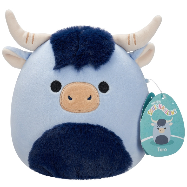Squishmallows 19 cm plys P22 - Toro Highland Cow i gruppen LEGETØJ, BØRN & BABY / Babyleg (0-3 år) / Tøjdyr hos TP E-commerce Nordic AB (D15385)