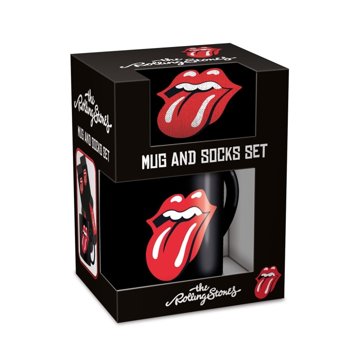 Pyramid International THE ROLLING STONES (TONGUE) MUG & SOCK SET - UK 3-8 / EU 36-41 i gruppen SPORT, FRITID & HOBBY / Sjove gadgets / Krus hos TP E-commerce Nordic AB (D15411)