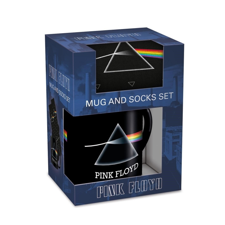 Pyramid International PINK FLOYD MUG & SOCK SET - UK str. 3-8 (EU 36-41) i gruppen SPORT, FRITID & HOBBY / Sjove gadgets / Samlergenstande hos TP E-commerce Nordic AB (D15412)