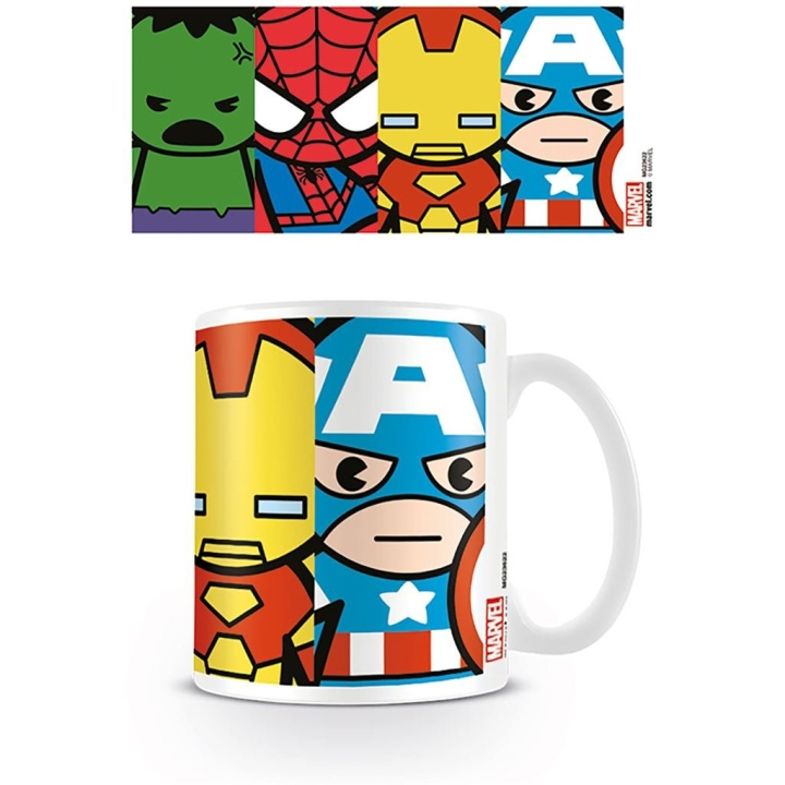 Pyramid International MARVEL KAWAII (AVENGERS) KRUS i gruppen SPORT, FRITID & HOBBY / Sjove gadgets / Samlergenstande hos TP E-commerce Nordic AB (D15463)