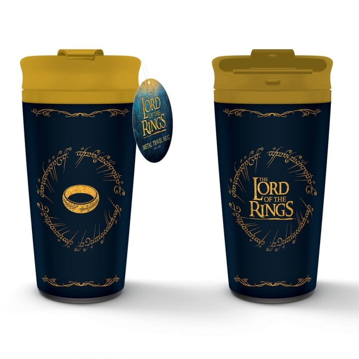 Pyramid International RINGENES HERRE (THE RING) 16OZ/450ML METAL REJSEKRUS i gruppen SPORT, FRITID & HOBBY / Sjove gadgets / Krus hos TP E-commerce Nordic AB (D15466)