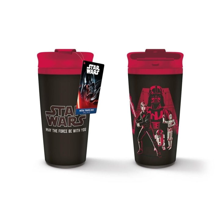 Pyramid International STAR WARS (MAY THE FORCE BE WITH YOU) REJSEKRUS I METAL i gruppen SPORT, FRITID & HOBBY / Sjove gadgets / Krus hos TP E-commerce Nordic AB (D15477)