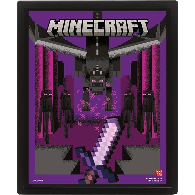 Pyramid International PYRAMIDE MINECRAFT - LINSEFORMET PLAKAT i gruppen SPORT, FRITID & HOBBY / Sjove gadgets / Samlergenstande hos TP E-commerce Nordic AB (D15497)