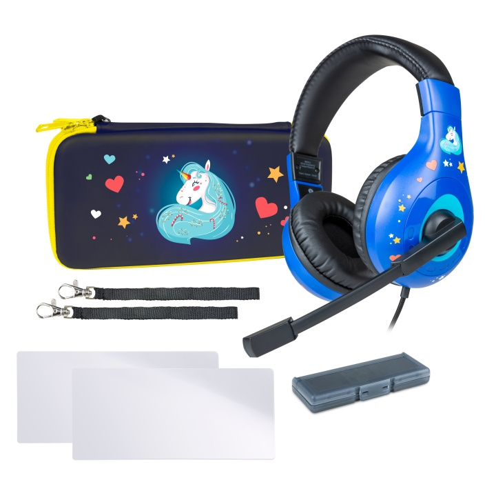 NACON Essential Pack Switch Enhjørning i gruppen HJEMMEELEKTRONIK / Spilkonsoller og tilbehør / Nintendo Switch / Tilbehør hos TP E-commerce Nordic AB (D15515)