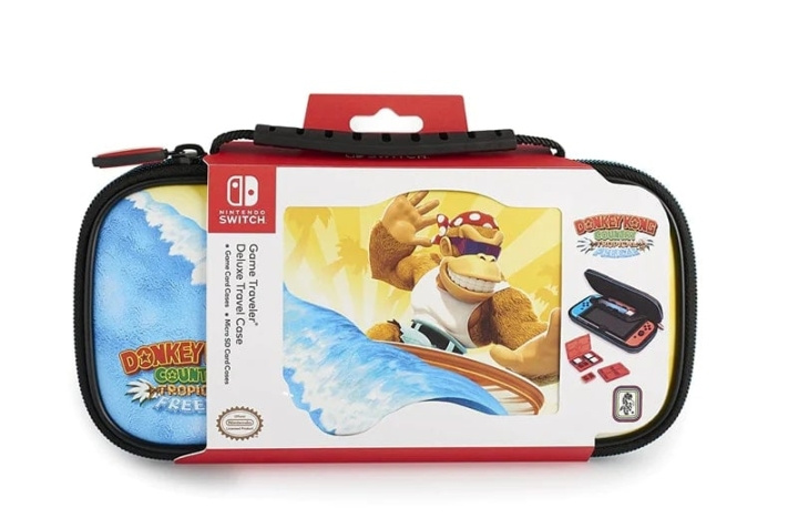 Nintendo Game Traveler Deluxe rejsetaske - Donkey Kong i gruppen HJEMMEELEKTRONIK / Spilkonsoller og tilbehør / Nintendo Switch / Tilbehør hos TP E-commerce Nordic AB (D15516)