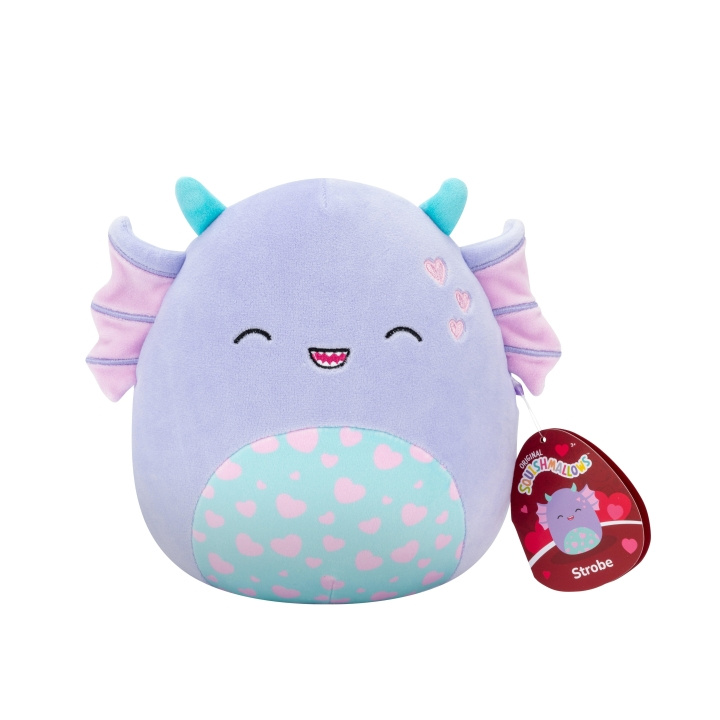 Squishmallows 19 cm hjerteplys - stroboskop-sumpmonster i gruppen LEGETØJ, BØRN & BABY / Babyleg (0-3 år) / Tøjdyr hos TP E-commerce Nordic AB (D15525)