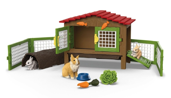 Schleich Kaninbur med 3 kaniner - (42728) i gruppen LEGETØJ, BØRN & BABY / Legetøj / Legesæt hos TP E-commerce Nordic AB (D15558)
