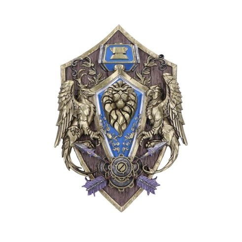 Nemesis Now World of Warcraft Alliance Wall Plaque Højde 30 cm i gruppen SPORT, FRITID & HOBBY / Sjove gadgets / Samlergenstande hos TP E-commerce Nordic AB (D15615)